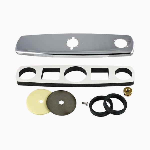 MIX106A TRIM PLATE KIT 8 C'SET 2 HOLE WD